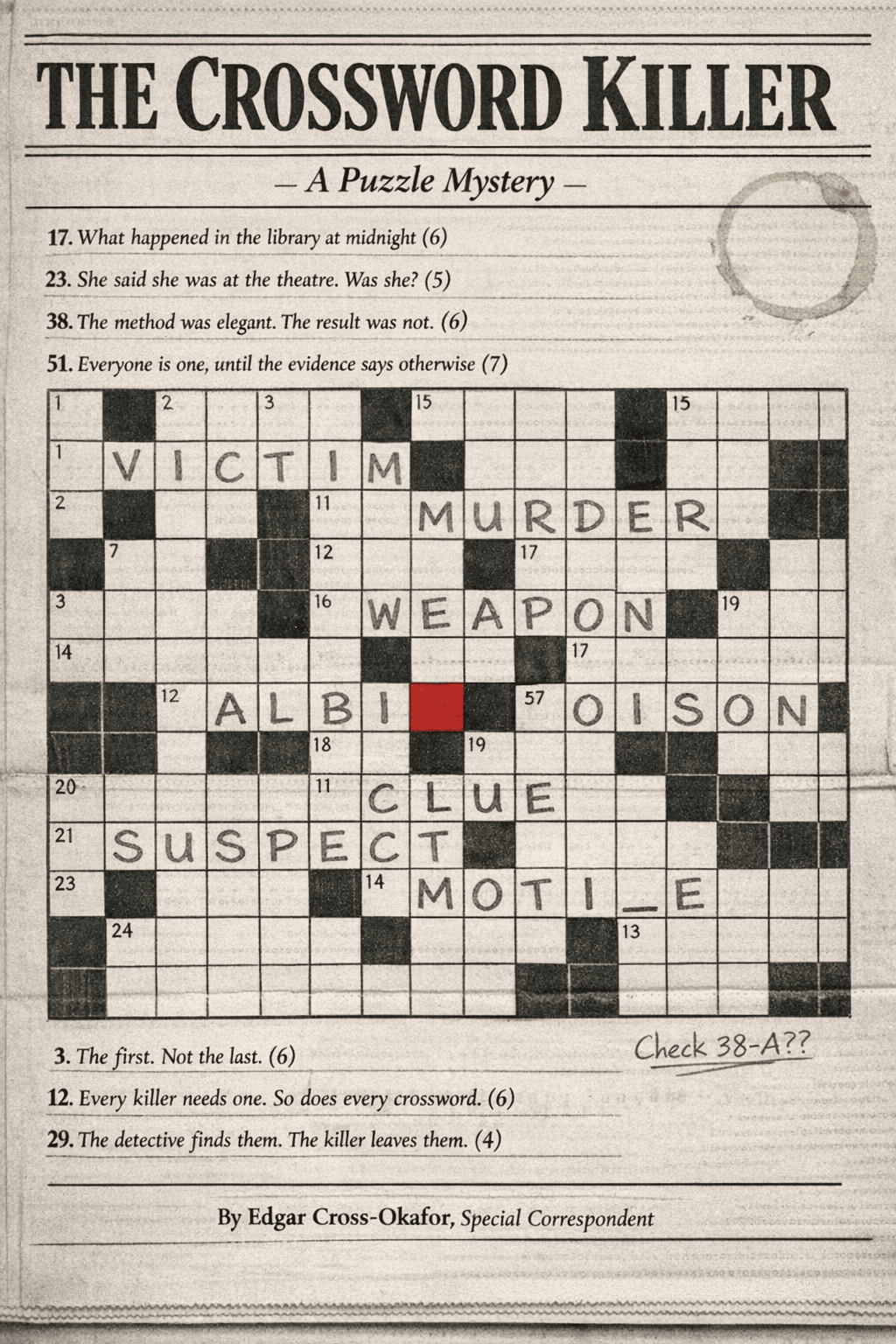 The Crossword Killer